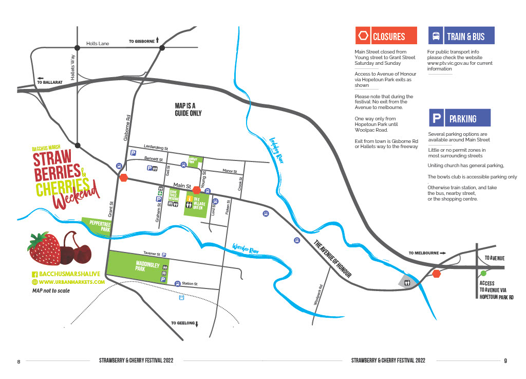 5th page booklet - map